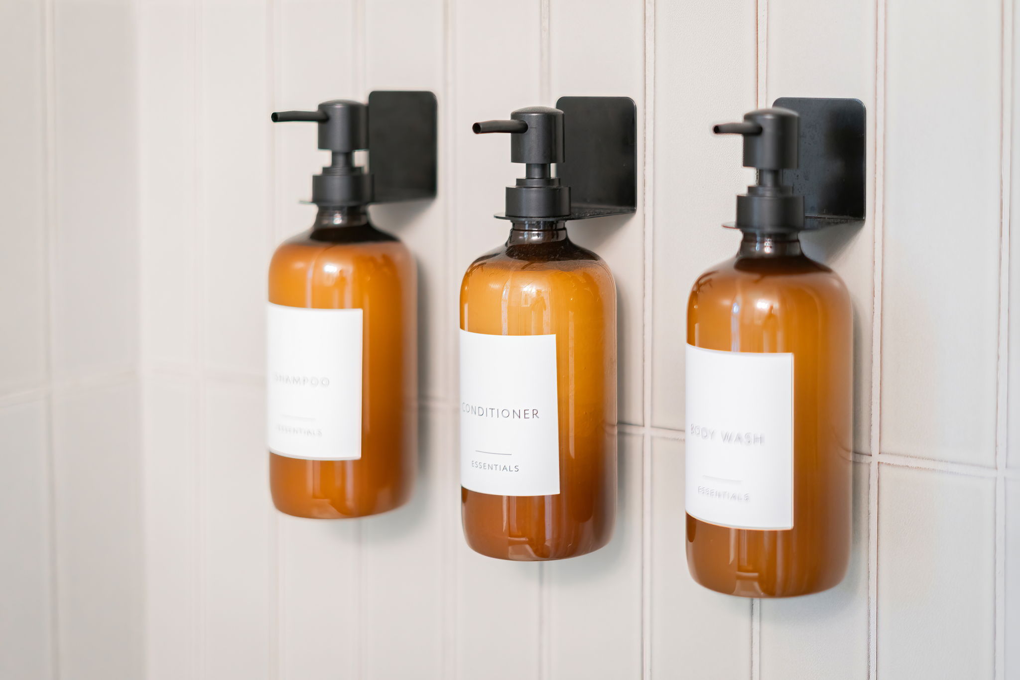 Bathroom Shower Products Close